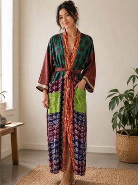 New Upcycled Silk Kimono
